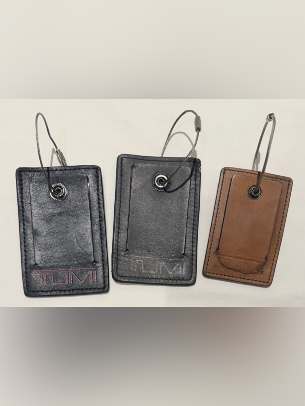TUMI Pre-Owned Luggage Tags - Lot of 3